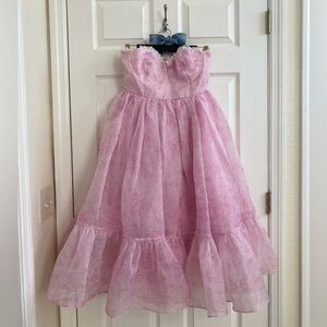 NWT Selkie pink porcelain French corset dress size S